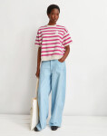 Armedangels Bamikaa Stripe Sweat 3790 undyed-very berry L