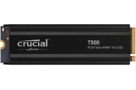 Crucial T500 Heatsink 1TB / M.2 SSD 2280 / PCIe 4.0 / 3D NAND TLC / R:7300MBs / W:6800MBs / 5y (CT1000T500SSD5)