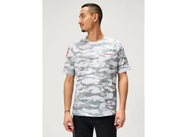 Endura LTD Mountain Camo Printed pánské triko krátký rukáv Grey vel. M