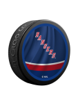 Inglasco / Sherwood Puk New York Rangers Reverse Retro Jersey Souvenir Collector Hockey Puck