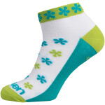 Ponožky Eleven Luca Flower Green Velikost: L (42-44)