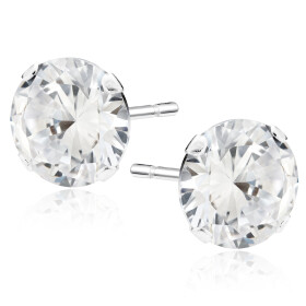 LUNICA Stříbrné náušnice 10mm 0739