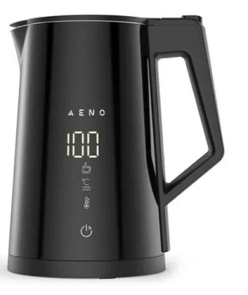 AENO EK7S černá / Chytrá rychlovarná konvice / 2200W / 1.7 L / Wi-Fi / teplota 40-100°C (AEK0007S)