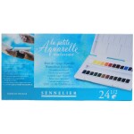 Sennelier, 131681, La Petite Aquarelle, studentské akvarelové barvy, 24 1/2 pánviček