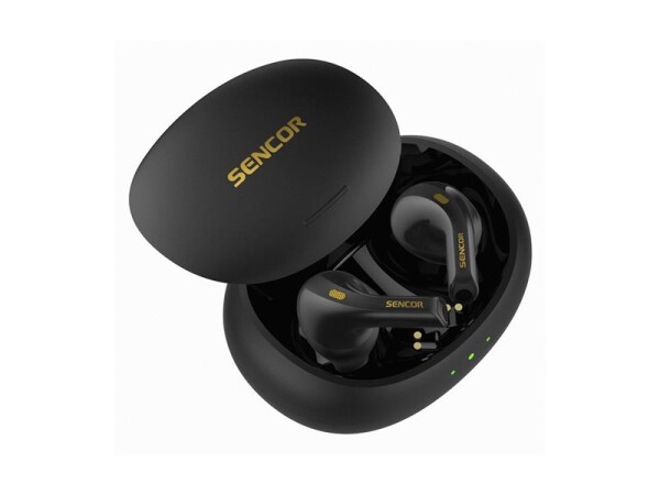 SENCOR SEP 560BT černá / Bezdrátová sluchátka / mikrofon / Bluetooth 5.3 / dobíjecí pouzdro (8590669355778)