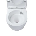 Kielle - Oudee Závěsné WC se sedátkem SoftClose, Vortex Rimless, bílá 30102004