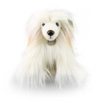 Plyšový pes čínský chocholatý - labutěnka 30 cm, ECO-FRIENDLY