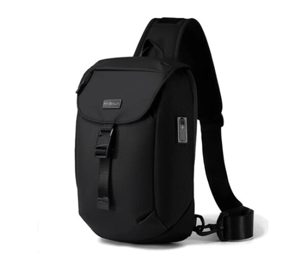MYBALO Axis kompaktní batoh přes rameno, černá EDF_511634