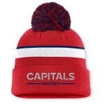Fanatics Dámská zimní čepice Washington Capitals NHL Authentic Pro W/Cap Cuffed Pom Beanie