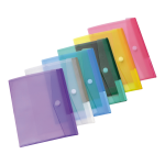 Djois obálka se suchým zipem, A5, PP, mix barev, 6 ks