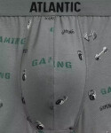 Boxerky Atlantic 3MH-223/25 A'3 S-2XL černá-černá-khaki XXL