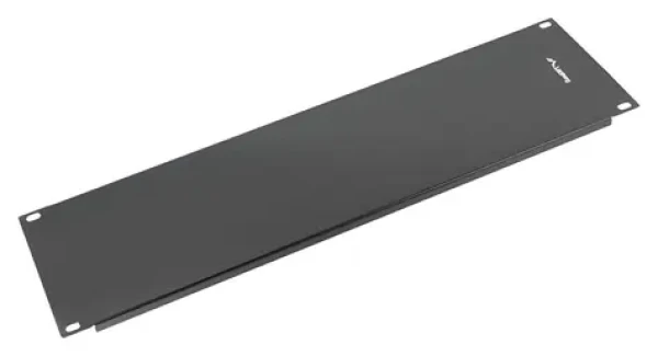 Lanberg 19" černý / Zaslepovací panel / 3U / Plast (AK-1404-B)