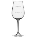 Bella Rose Sklenice na víno Problem Solved, čirá barva, sklo, 350 ml