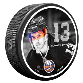 Mustang Puk New York Islanders NHL #13 Barzal Neon Visor