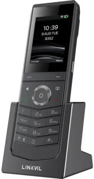 Fanvil Linkvil W611W V2 černá / Bezdrátový WiFi telefon / Wi-Fi 6 / Bluetooth 5.0 / IP67 / 4 linky (W611W V2)