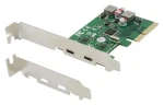 Conceptronic / Řadič / PCI Express / 2x USB-C 3.2 Gen 2 / 10 Gbit/s (EMRICK08G)