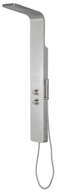SAPHO - PRESTIGE termostatický sprchový panel 200x1400 nerez mat WN337