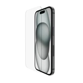 Belkin SCREENFORCE TemperedGlass Anti-Microbial ochranné sklo pro Apple iPhone 16 / 15 / 14 Pro (OVA135zz)