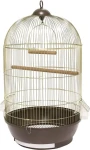 Panama Pet Klec pro ptáky zlato-hnědá / Klec pro ptáky / 40x40x70 cm (PP-51601)
