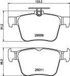 Brzdy kotouče desky zadní AUDI A3(8V) Q3(8U) TT 300mm