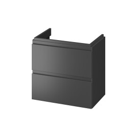 CERSANIT - Skříňka pod umyvadlo MODUO SLIM 60 antracit, montáž FSC MIX70% SGSCH-COC-007574 S590-088