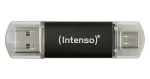 Intenso Twist Line 64GB antracitová / USB flash disk / USB-A + USB-C / USB 3.2 Gen 1 / čtení 70 MB/s (3539490)