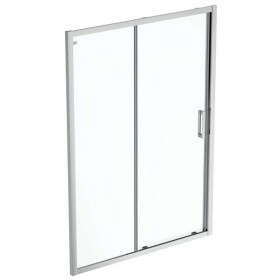 IDEAL STANDARD - Connect 2 Posuvné sprchové dveře, dvoudílné, 120 cm, silver bright/čiré sklo K9277EO