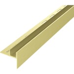 MEXEN - Line-B spádová lišta pro sklo 120 cm pravá, zlato szczotka 185504120R