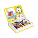 Janod Magnetická kniha Magnetibook Hodiny, Janod, W056824