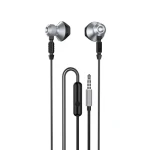 Dudao X2C Metal drátová sluchátka do uší šedá / s mikrofonem / 3.5 mm jack (71790)