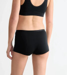 Dámské kalhotky GO Daily Cotton Short 3P - BLACK - černé 0004 - SLOGGI BLACK L