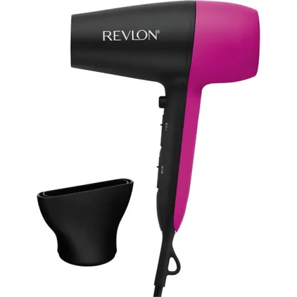 REVLON Fén na vlasy Easy Heat RVDR5347E černo-růžový / 2000 W / Ionizér / 3 teploty, 2 rychlosti (100002142334)