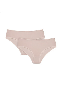 DÁMSKÉ KALHOTKY MODRÉ 2 2PAK 42860 SS25 béžová L