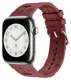 Beline Silicone Ultra bordová / Řemínek / Silikonový / Pro Apple Watch 38/40/41 mm