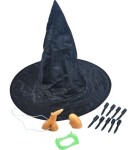 Set čarodějnický klobouk + doplňky