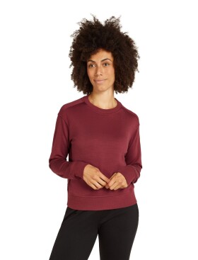 ICEBREAKER Wmns Crush II LS Sweatshirt, Port (vzorek) velikost: S