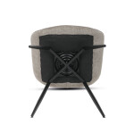 Jídelní židle, hnědá, látka, HC-T1130 CAP2