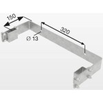 MUNK Günzburger Steigtechnik 41598 Sada pro dodatečnou montáž clip step R 13 pro plošinový žebřík s 11 stupni rychlosti