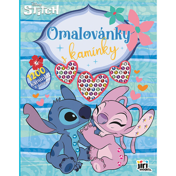 Jiri Models Jiri Models, 4661-3, kreativní omalovánky s šatony/třpytivými kameny, Lilo & Stitch
