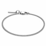 Pánský náramek Mario - chirurgická ocel, Stříbrná 20 cm + 2 cm (prodloužení)