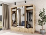 Šatní skříň Voodi III Barva korpusu: Dub - Artisan, Rozměry: 180 cm, Dveře: Dub-Artisan