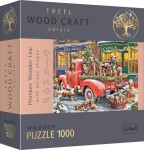 Trefl Wood Craft Origin Puzzle Santovi malí pomocníci 1000 dílků - dřevěné