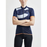 Dámský cyklistický dres krátkým rukávem CRAFT CORE Endur Logo tm.modrá