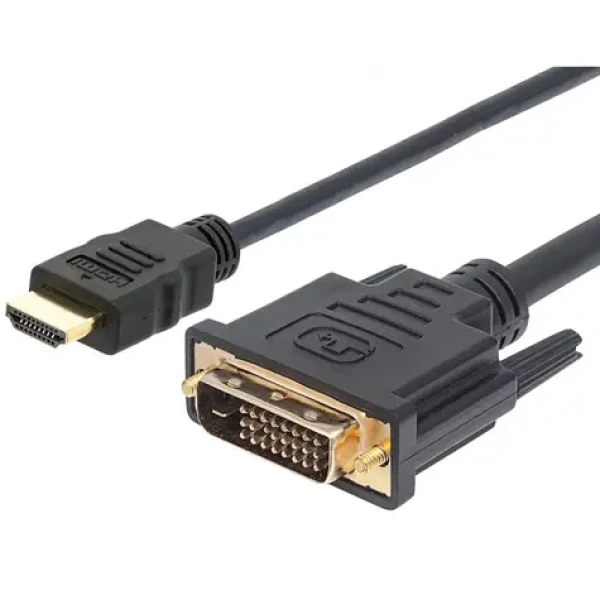 Techly ICOC-HDMI-D-018 černá / Kabel HDMI - DVI-D / 1,8 m / Full HD (ICOC-HDMI-D-018)