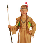 Dětský kostým indiánka s čelenkou, vel. S, e-obal