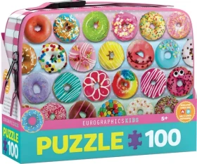 EUROGRAPHICS Puzzle ve svačinovém boxu Donuty