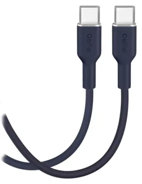 Puro Crown Blue / Datový kabel / USB-C - USB-C / 25 W / 1,5 m