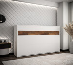 Vyklápěcí postel HH120 Barva korpusu: Bílá mat + Dub Artisan