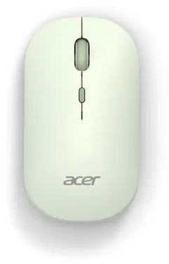 Acer AMR130 zelená / Ergonomická bezdrátová myš / 1600 DPI / USB + Bluetooth 5.2 / 4 tlačítka (GP.MCE11.04D)