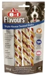 8in1 Triple Flavour / Pamlsek pro psy / kroucená tyčinka / hovězí, kuřecí, vepřové maso / 70 g / 10 ks (A4-144601)